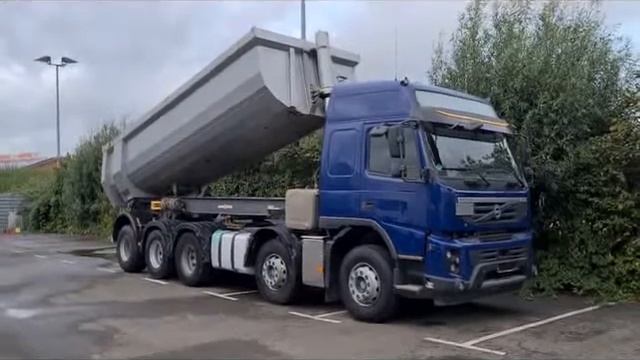 Volvo FM X 470 8x4 SZM + Kippauflieger EZ 2012 Von Lohmann CT-Line Nutzfahrzeuge UG