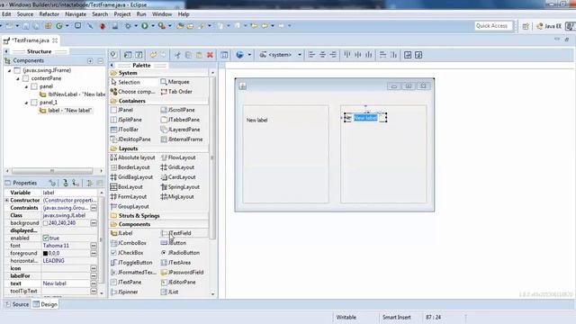Absloute Layout in Windows Builder Java - Intact Abode смотреть онлайн