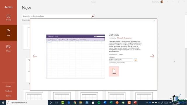 Microsoft Access Tutorial 2019: Using Access Database Templates In MS Access 2019