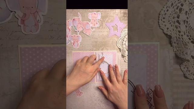 Открытка для девочки? #открытки #скрапбукинг #скрап #scrapbooking смотреть онлайн