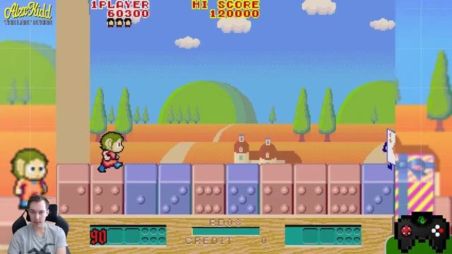 Alex Kidd: The Lost Stars [Arcade] - Full Playthrough смотреть онлайн