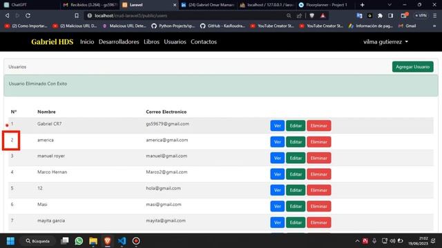CRUD en Laravel (Registrar, Editar, Mostrar, Eliminar, Login) Descargar (Código Fuente) #mysql смотреть онлайн