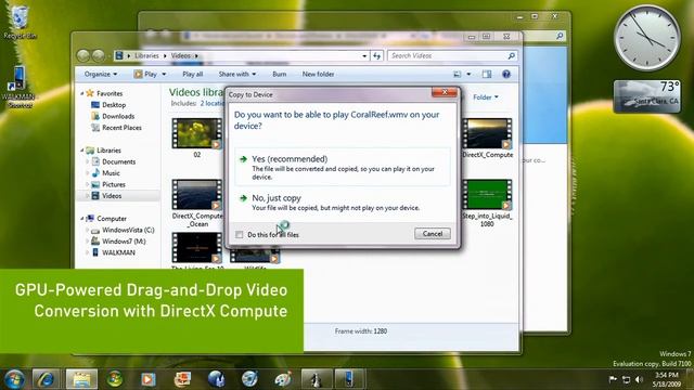 nVidia Windows 7 Demo смотреть онлайн