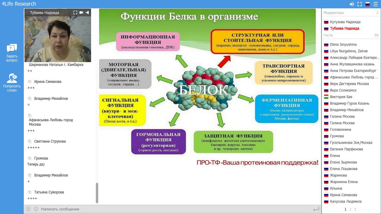 Трансферфакторсодержащие формулы и идеальный протеин ПРО ТФ. Их преимущества.  Тубаева Надежда