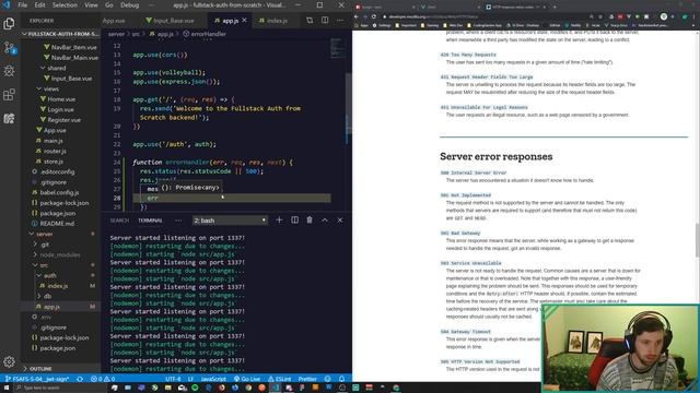 FullStack Auth From Scratch - Ep. 08 | Backend Login API Route | JSON Web Token смотреть онлайн