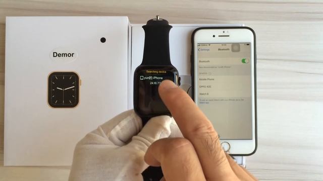 2021 DEMOR IWO 15 Smart Watch Series 6 44mm 40mm IWO15 13 14 Pro Upgraded Smartwatch Unboxing Revie смотреть онлайн