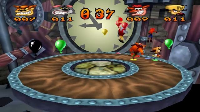 Прохождение Crash Bash (PS) #14 - Warp Room 4 - сапфировые реликвии смотреть онлайн