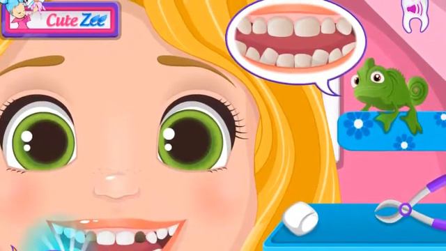 Гнилые зубы Рапунцель - игра для девочек смотреть онлайн