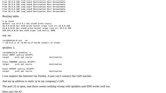 Unix & Linux: scp ssh: connect to host 10.0.0.109 port 22: No route to host lost connection смотреть онлайн