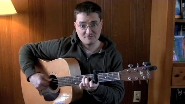 Counting Crows "Colorblind" guitar lesson смотреть онлайн