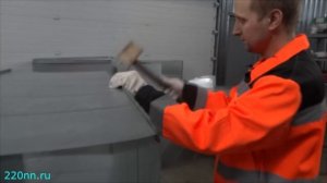 Процесс производства прямоугольного оцинкованного воздуховода вентиляции