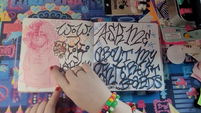 CHAOS CHAOS!! | sketchbook tour #1 (hopefully this will be a series??) смотреть онлайн
