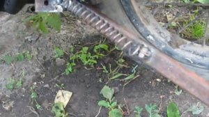 Самодельный боковой упор (боковая подножка) на мотоцикл Минск за час