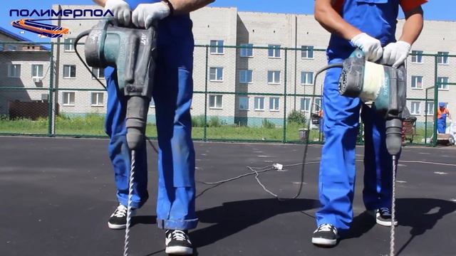 Строительство многофункциональной спортивной площадки смотреть онлайн