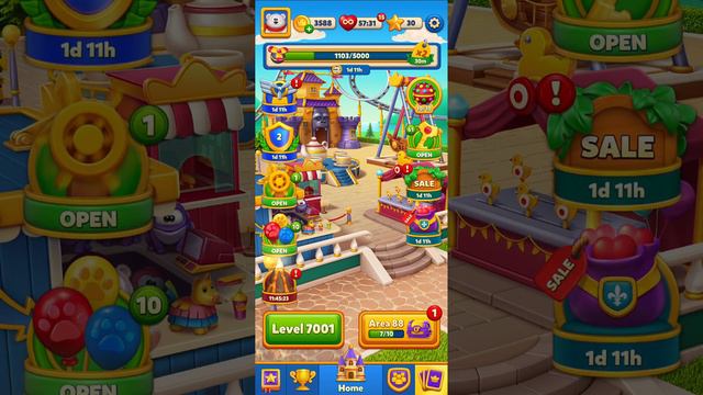 Royal Match - Area 88 - Theme Park - COMPLETE 🎢🎡👑 смотреть онлайн