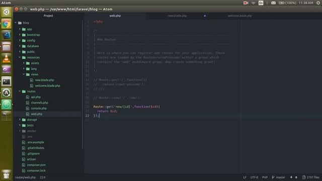 Laravel tutorial - Simple Routing смотреть онлайн