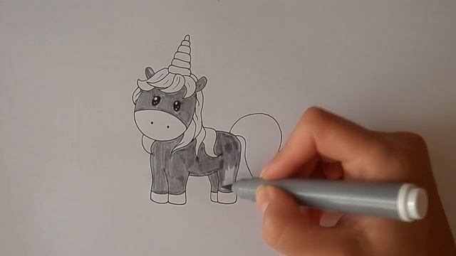 Как ПРОСТО нарисовать МИЛОГО ЕДИНОРОГА/473/How easy it is to draw CUTE UNICORN смотреть онлайн