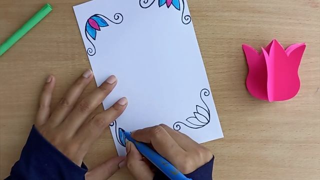 DIY - Handmade Mother’s Day Card | Mother’s Day Gift | Flower Card for Mother’s Day смотреть онлайн