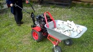 Навесная тачка для мотоблока своими руками