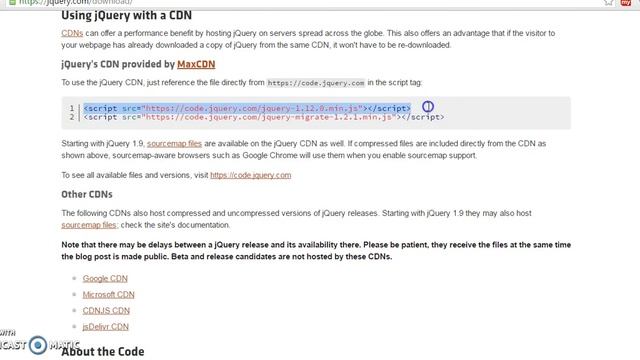 jquery Liberary file include in my program or html file 3 смотреть онлайн