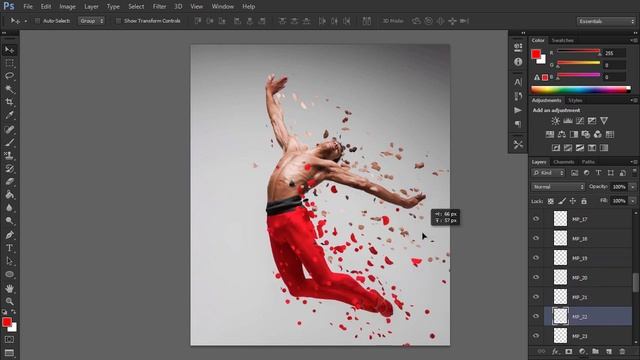 How to Create an Awesome Dispersion Action in Adobe Photoshop смотреть онлайн