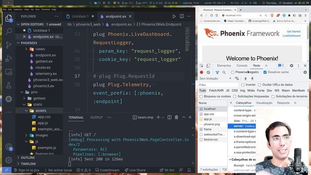 Elixir | Phoenix Framework | 3 - Endpoint, Conexão e Plug смотреть онлайн