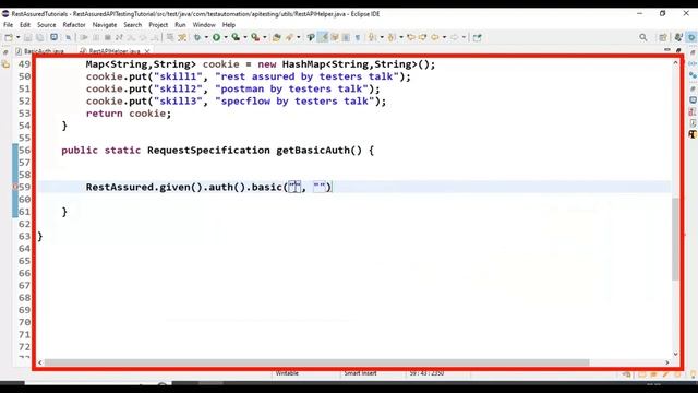 Basic Auth in Rest Assured API Automation Testing Tutorial | Chapter-19 смотреть онлайн