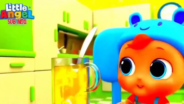Baby Jo bermain bola | Little angel - Sub indo смотреть онлайн