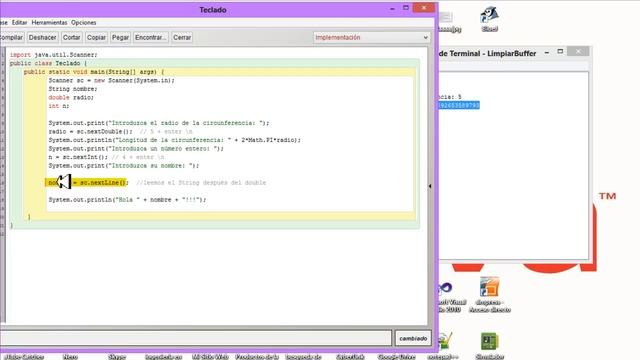 Limpiar Buffer de entrada en Java смотреть онлайн