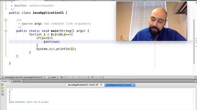 Java 20 - break ve continue komutları. смотреть онлайн