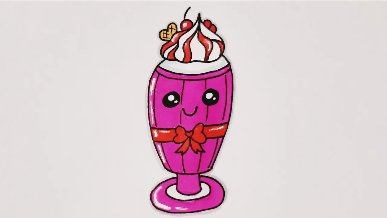 Как нарисовать молочный коктейль МИЛК ШЕЙК смотреть онлайн