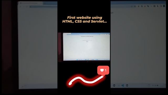 First Website using HTML, CSS and Servlet? #javaprogramming #html #html5 #website #css смотреть онлайн