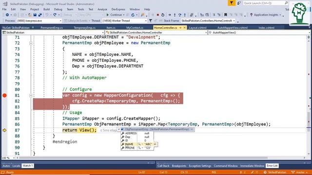 003 DotNet Concepts - How to Use AutoMapper to Map Non Similar Properties across Objects - Theta смотреть онлайн