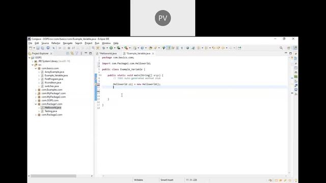41. OOPS- Java - Access Modifiers Illustration смотреть онлайн