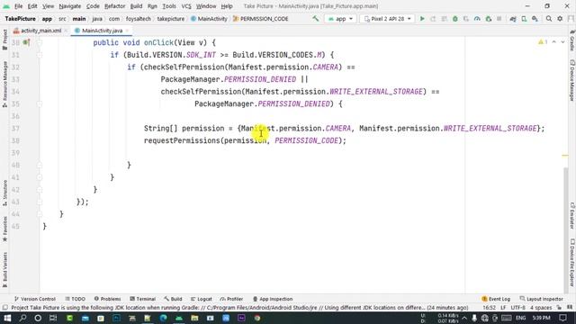 Take Picture with Camera | Android Studio | Java 2022 смотреть онлайн