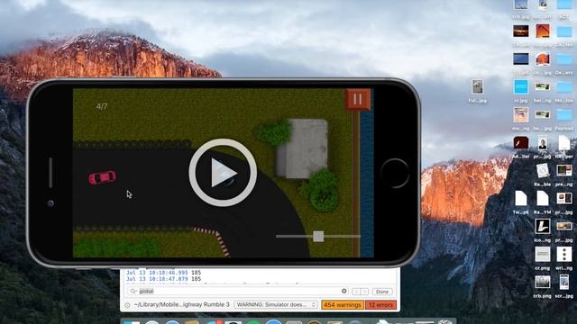 How to Make a Racing App with Corona SDK Ep. 01 смотреть онлайн