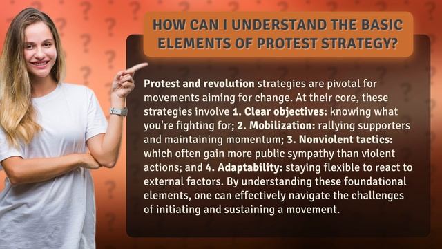 How Can I Understand the Basic Elements of Protest Strategy? смотреть онлайн