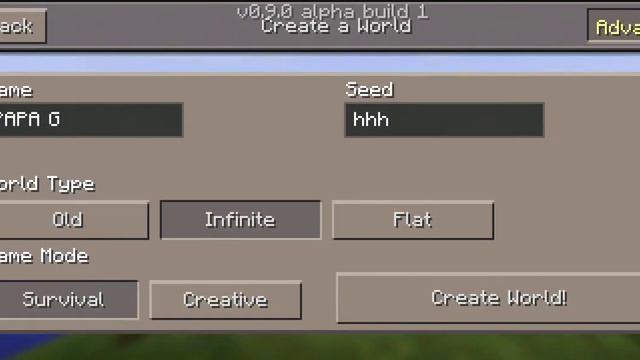 the unknown server in Minecraft 0.9.0😨😨 смотреть онлайн