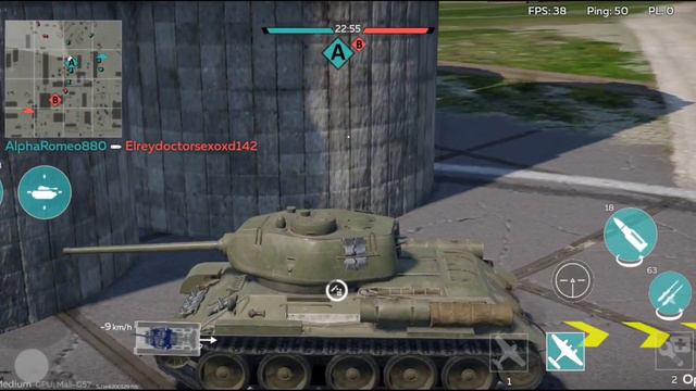 T-34-85 (D-5T) Gameplay | War Thunder Mobile Gameplay | No Commentary #2 смотреть онлайн