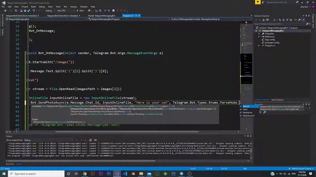 Sending Photos and Photo Album in a Telegram Bot with c# .net смотреть онлайн