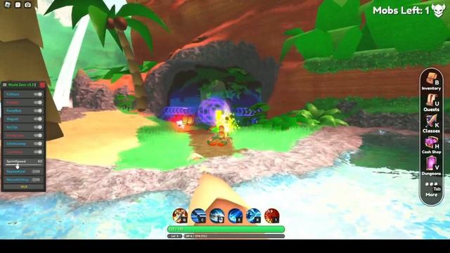 WORLD - ZERO ROBLOX SCRIPT - ( KillAura, Autofarm mob & more ) смотреть онлайн
