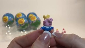 Шоколадные шары Чупа-Чупс "Свинка Пеппа. Замок" Chupa-Chups Peppa Pig Игрушки по мультику про Пеппу