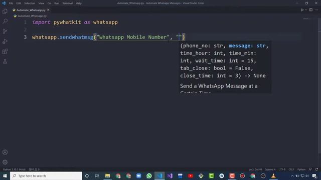 Automate WhatsApp Messages Using Python | Python Projects смотреть онлайн