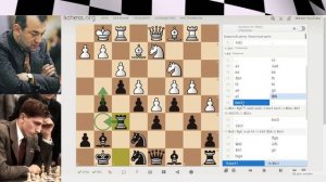 Бобби Фишер разносит Корчного в Староиндийке черными! Шахматы.