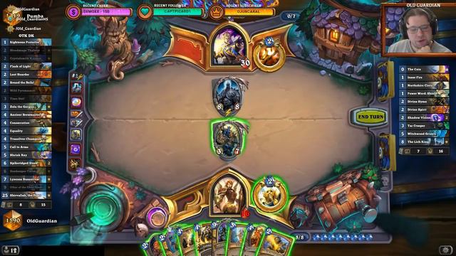 OTK DK Paladin is back in Legend (Hearthstone Rastakhan deck guide) смотреть онлайн