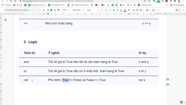 Lập trình Python - 10. Các toán tử so sánh và logic trong Lập trình Python смотреть онлайн