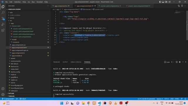 Passing single value | Passing object from Parent to Child Component using @Input decorator смотреть онлайн