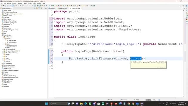 Selenium Tutorial EP2: Base Class/ POM class/ Test class смотреть онлайн