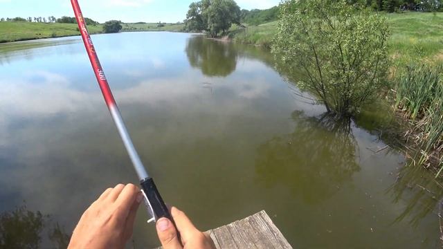 ЛОВЛЯ КАРАСЯ НА ПОПЛАВОК! Рыбалка на поплавок!Карась на поплавок! смотреть онлайн