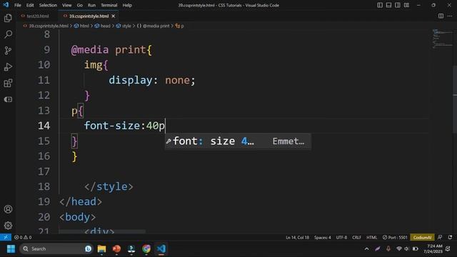 39 css print style | print style in css | @media print css example | @media screen css | CSS Cours смотреть онлайн